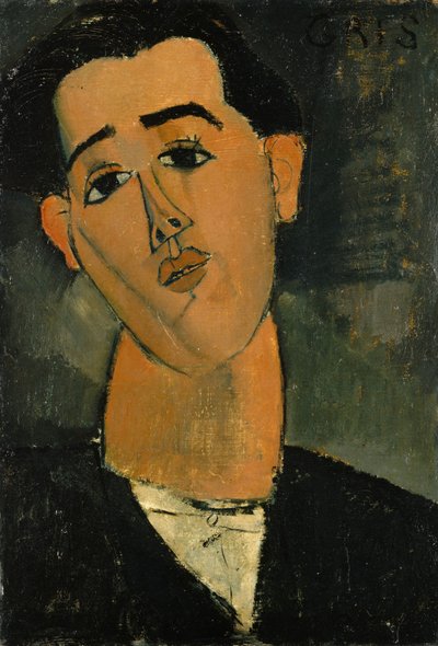 Retrato de Juan Gris (1887-1927) 1915 de Amedeo Modigliani